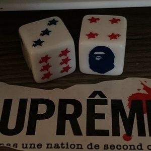 A Bathing Ape BAPE Pair of Dice 100% Authentic EXCLUSIVE! 🛁🦍🎲